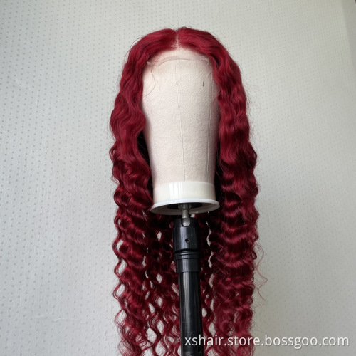 Best Selling Price Short Bob Lace Vendor Burgundy Brown Front Brazilian Virgin Cheap Human Hair Wig